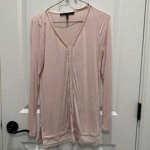 V Neck Flowy Blouse